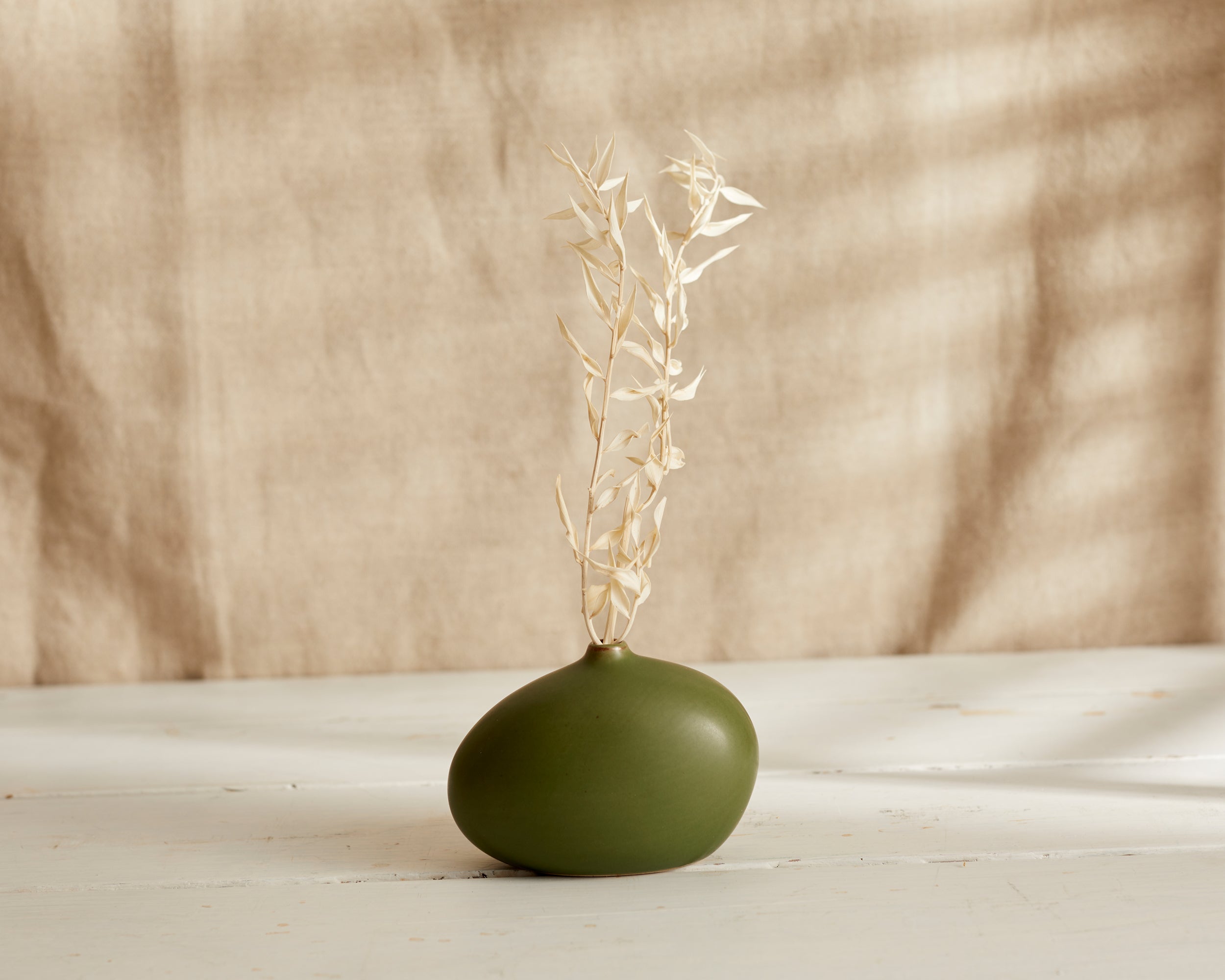 Ceramic Decorative Green Vase from What a Host Home Decor